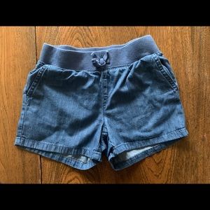 Soft waist jean shorts